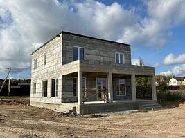 Стенокомплекты домов из теплобетона полистиробетона.